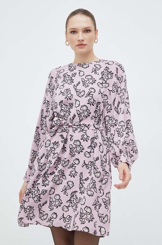 Платье Weekend Max Mara узор розовый 2415221071600