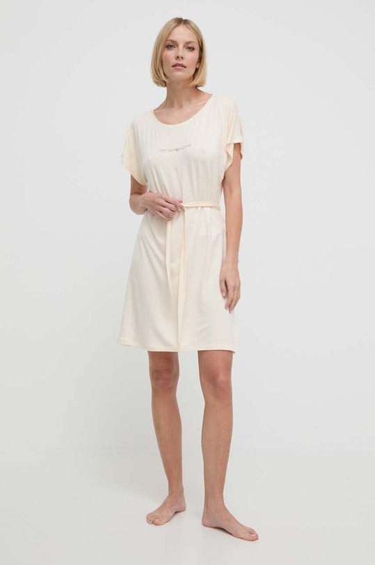 Emporio Armani Underwear sukienka plażowa 262728.4R314 beżowy SS24