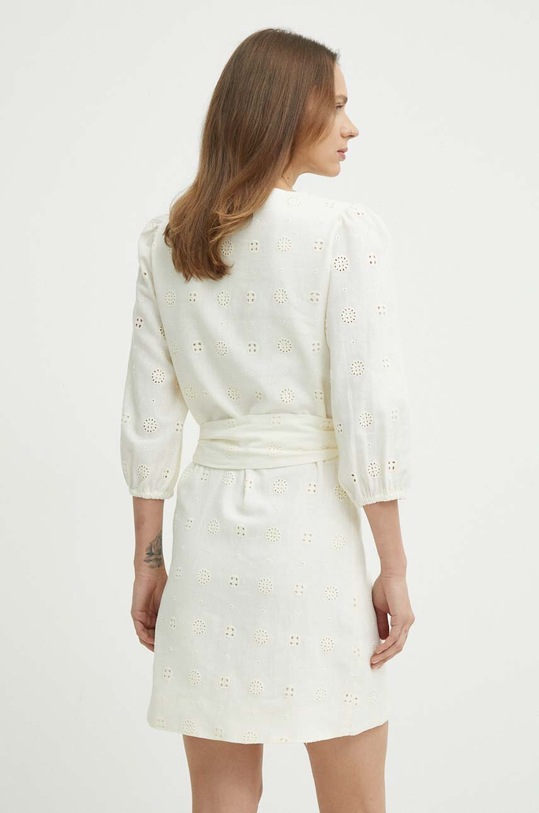 Abbigliamento Pepe Jeans vestito di lino DASHA PL953470 beige