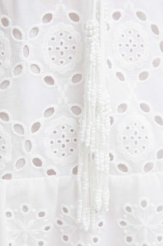 Pepe Jeans sukienka bawełniana DELIA PL953475 biały