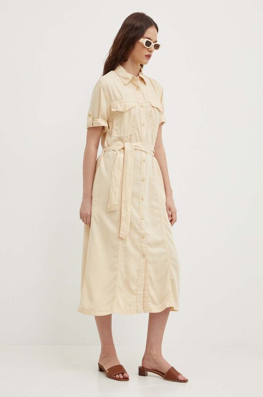 Платье Pepe Jeans EVELINDA casual бежевый PL953482