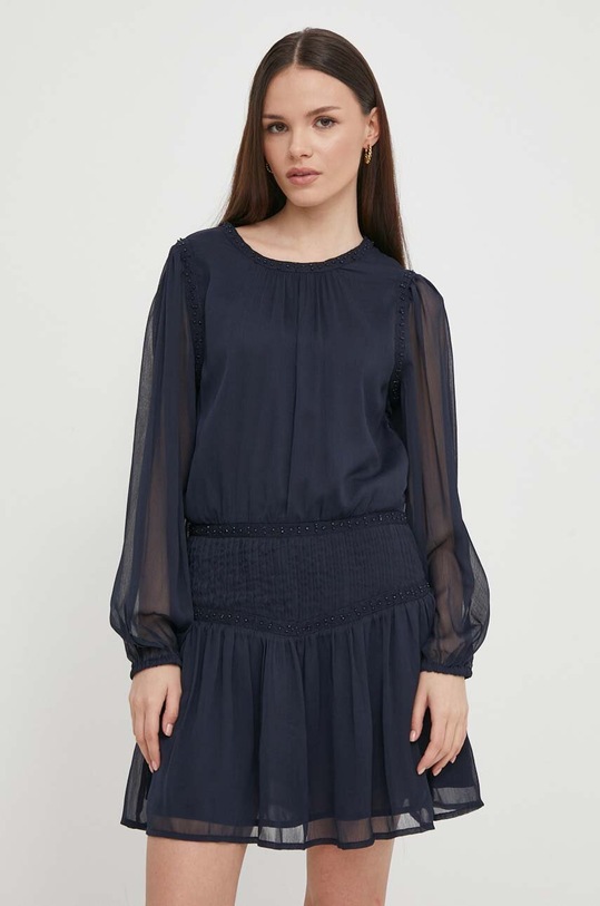 Odzież Pepe Jeans sukienka CLEO PL953502 granatowy
