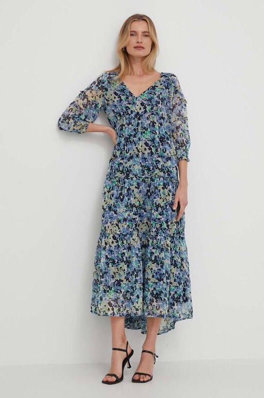Odzież Pepe Jeans sukienka CARINA PL953504 granatowy