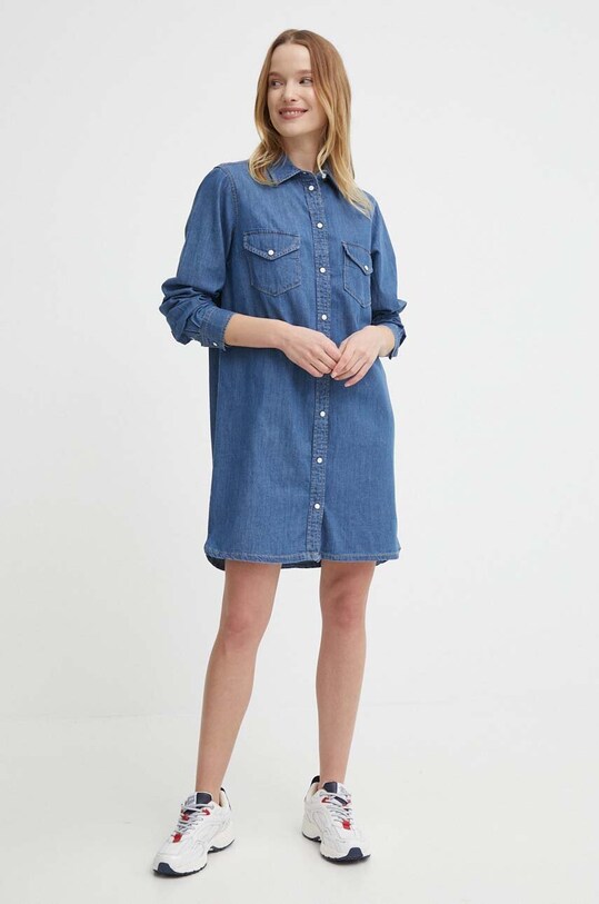 Джинсовое платье Pepe Jeans MAYA PL953509DP5 голубой SS24