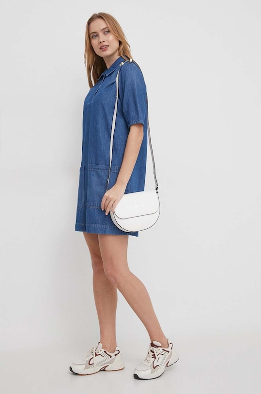 Rifľové šaty Pepe Jeans DAVINA PL953513 modrá SS24