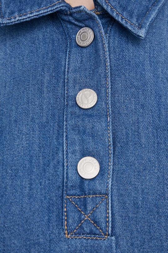 Rifľové šaty Pepe Jeans DAVINA PL953513 modrá