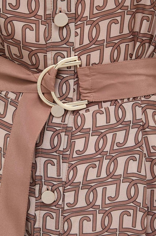 Liu Jo vestito in seta CA4398.T3598 beige