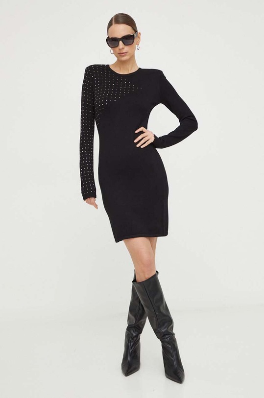 Liu Jo sukienka WA4078.MS49I czarny SS24