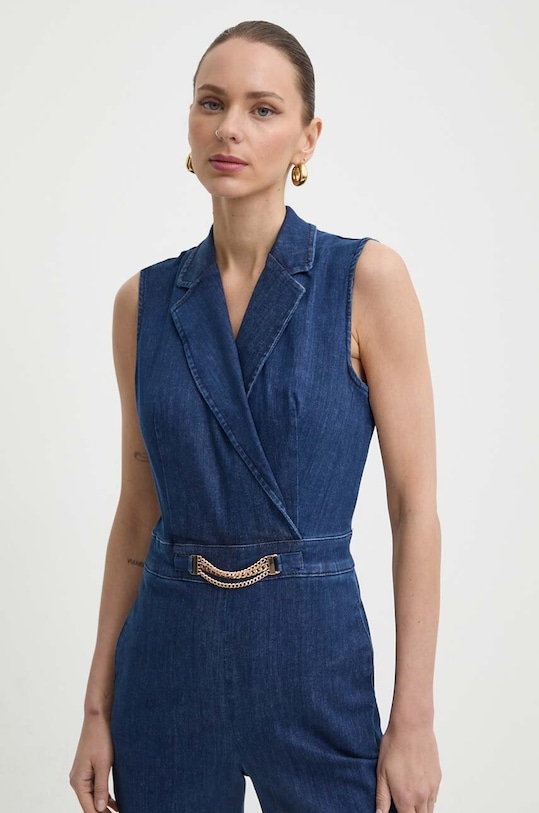 Oblečení Džínový overal Liu Jo UA4106.D4611 námořnická modř