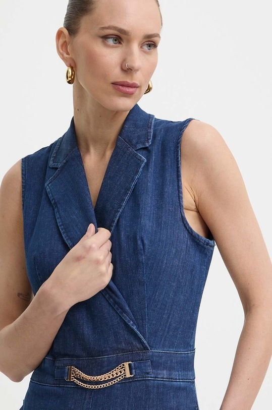 Džínový overal Liu Jo námořnická modř UA4106.D4611
