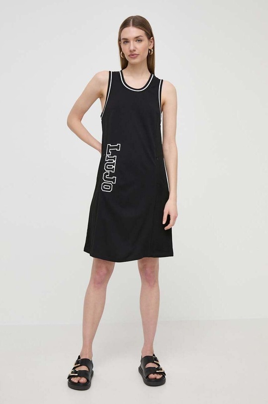 Liu Jo sukienka TA4230.J5942 czarny SS24