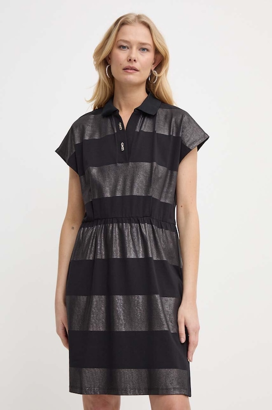 Liu Jo sukienka wzorzyste czarny TA4240.JS088