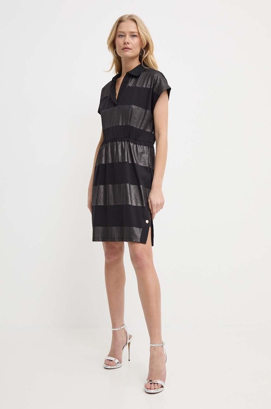 Liu Jo sukienka TA4240.JS088 czarny SS24