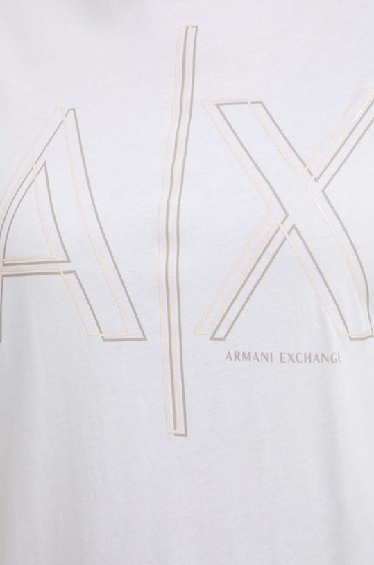 Armani Exchange sukienka bawełniana 3DYA70.YJ3RZ biały
