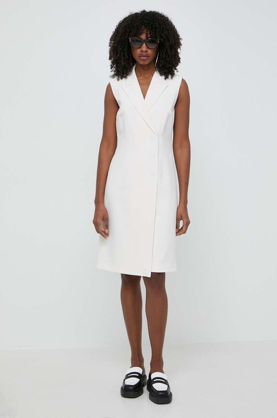 Φόρεμα BOSS 50515633 μπεζ SS24