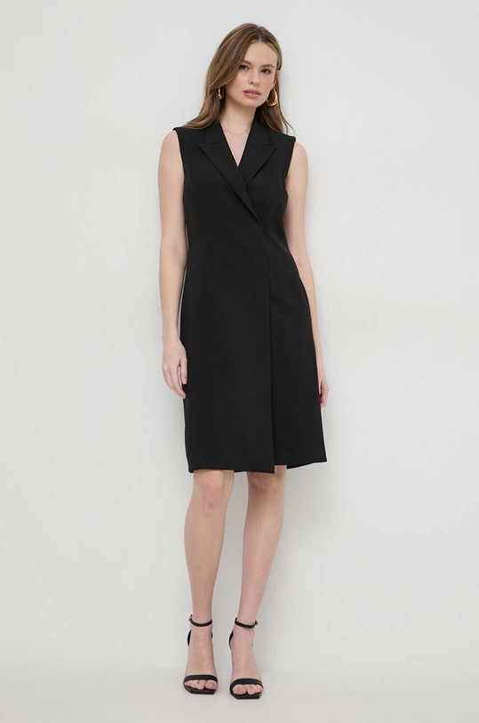 BOSS rochie 50515633 negru SS24