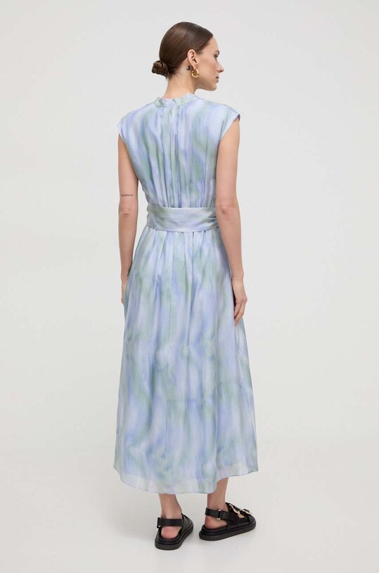 BOSS rochie de mătase 50516007 multicolor SS24