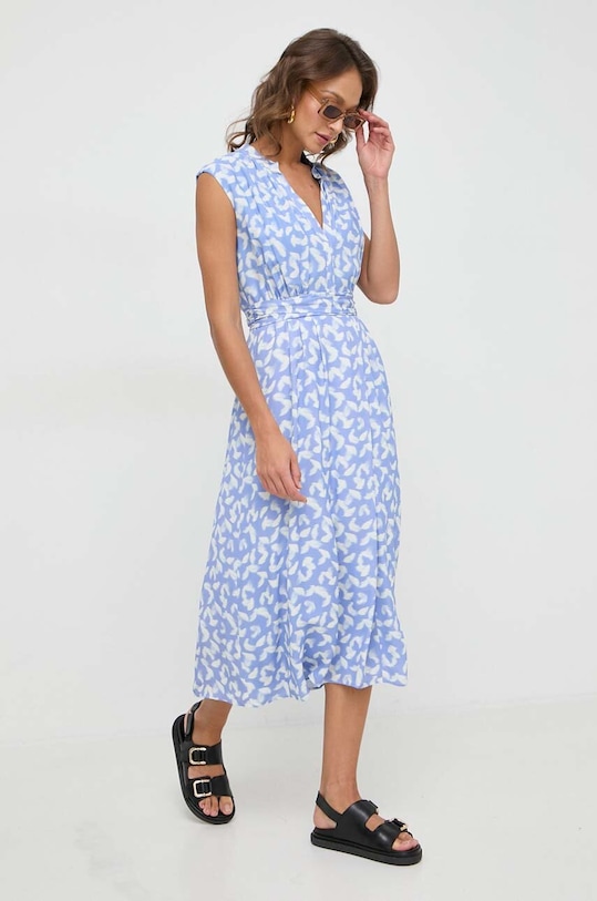 BOSS rochie 50519022 albastru SS24