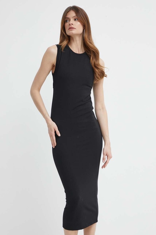 BOSS vestito 50512078 nero SS24