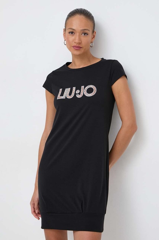 Odzież Liu Jo sukienka VA4103.JS003 czarny