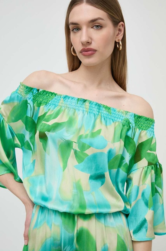 Liu Jo rochie verde VA4158.T3824