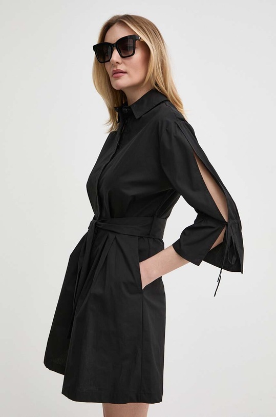 Odzież Liu Jo sukienka bawełniana MA4157.T3051 czarny
