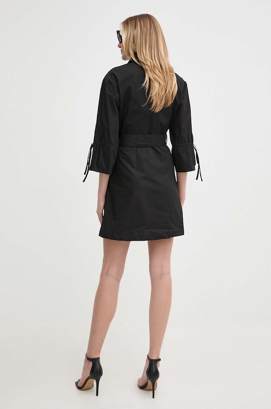 Liu Jo sukienka bawełniana czarny MA4157.T3051