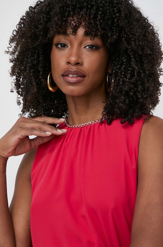 Liu Jo sukienka czerwony MA4193.T4434