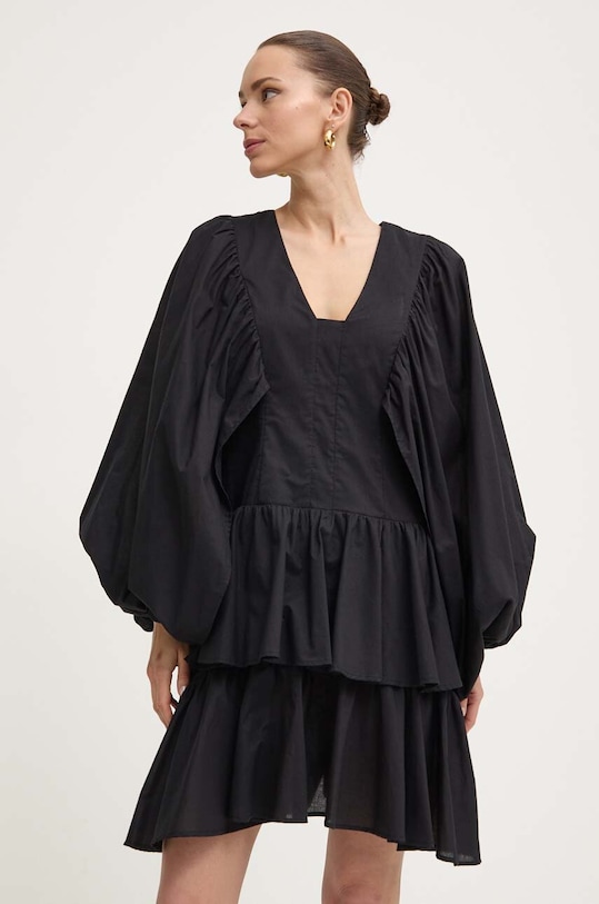 Liu Jo rochie din bumbac MA4402.T5978 negru SS24
