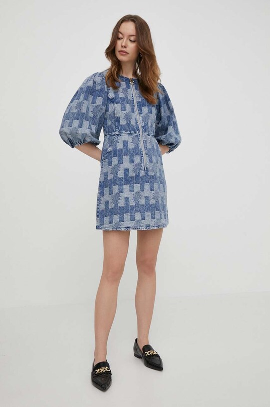 Barbour rochie din denim LDR0767 albastru SS24