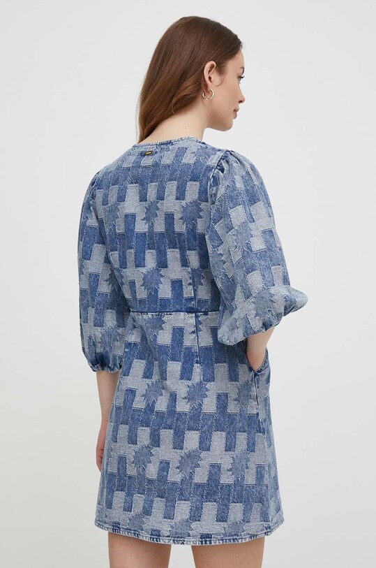 Îmbrăcăminte Barbour rochie din denim LDR0767 albastru