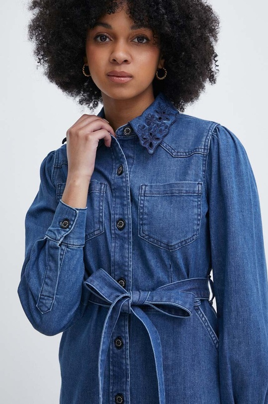 Šaty Barbour Coast To Country modrá LDR0785