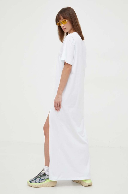 Odzież MSGM sukienka bawełniana 3641MDA83.247002 biały