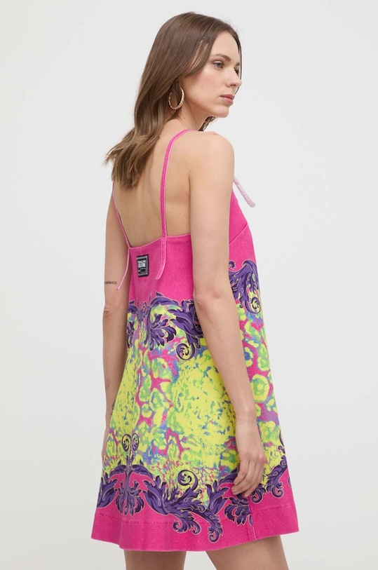 Îmbrăcăminte Versace Jeans Couture rochie din denim 76HAO94P.ES096L54 roz