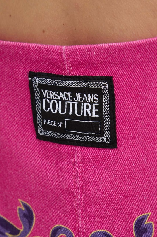 Versace Jeans Couture rochie din denim 76HAO94P.ES096L54 roz