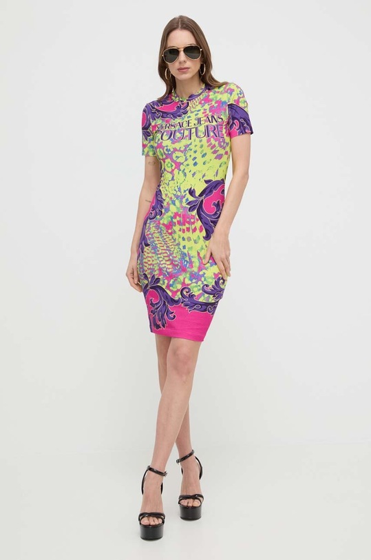 Versace Jeans Couture vestito 76HAO9P9.JS329 multicolore SS24