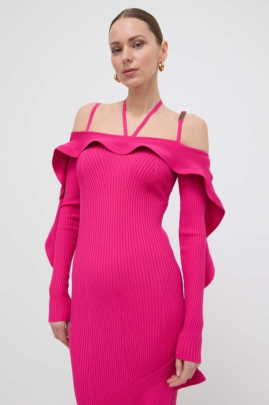 Платье Versace Jeans Couture розовый 76HAOM02.CMN33