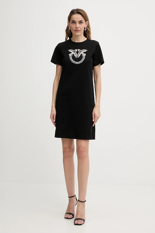Бавовняна сукня Pinko Answear Exclusive 103933.A1R7 чорний AA00