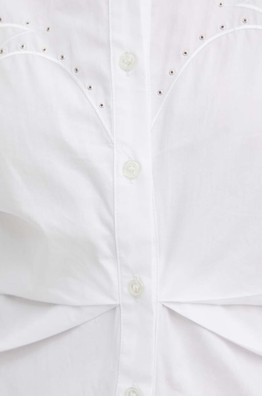 Pinko sukienka bawełniana 103737.A1XO biały