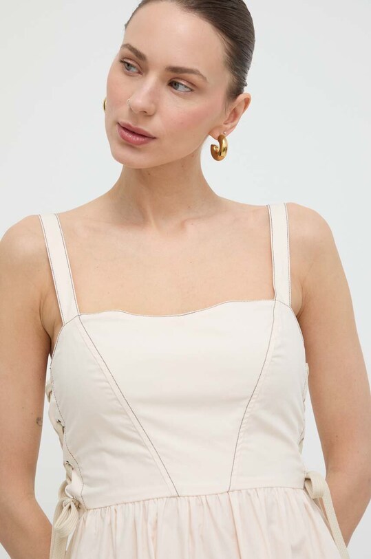 Bavlněné šaty Pinko růžová 103566.A1WP