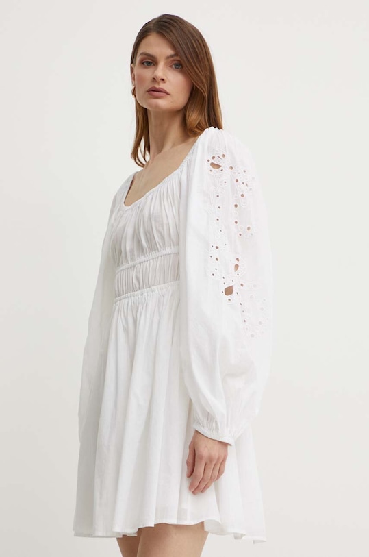 Бавовняна сукня Pinko 103731.A1XP білий SS24