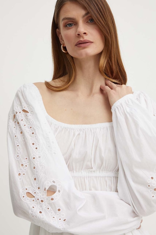 Бавовняна сукня Pinko білий 103731.A1XP