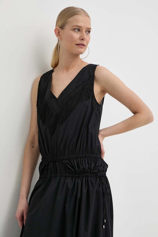 Îmbrăcăminte Pinko rochie din bumbac 103740.A1XN negru