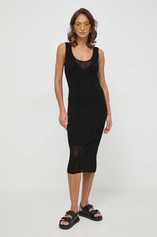 Plážové šaty Pinko 103540.A1ND černá SS24