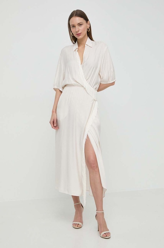 Pinko sukienka casual beżowy 103561.A1WV