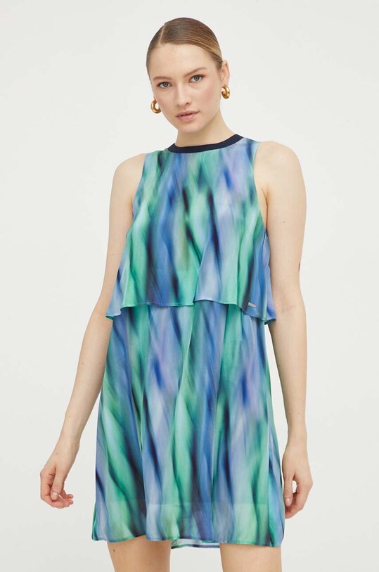 Armani Exchange rochie 3DYA06.YN7QZ albastru SS24