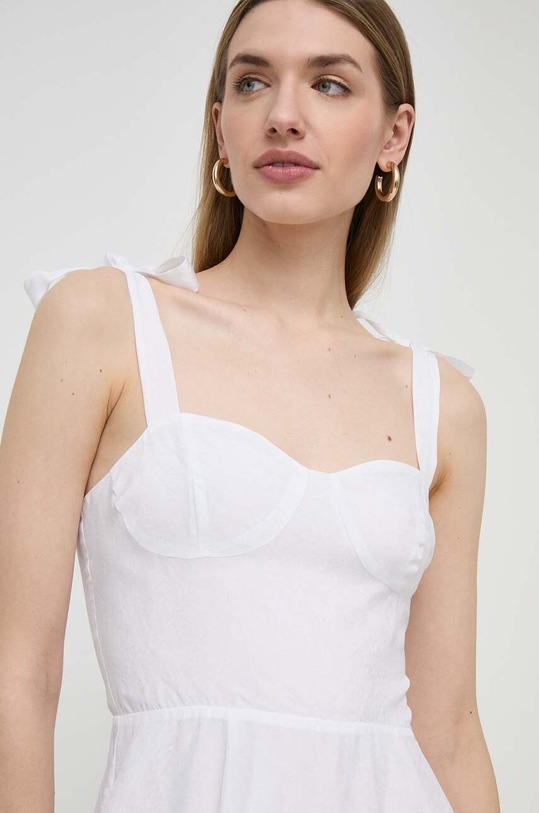 Armani Exchange rochie alb 3DYA38.YN9RZ