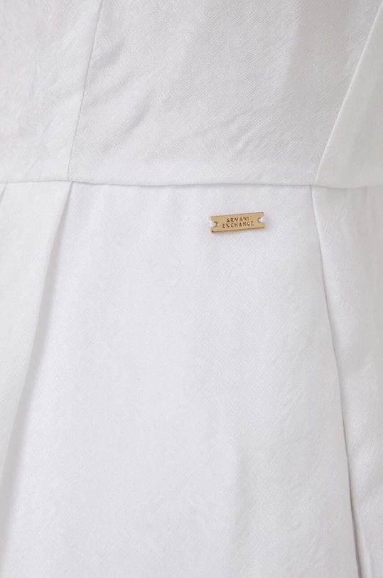 Armani Exchange rochie 3DYA66.YN9RZ alb