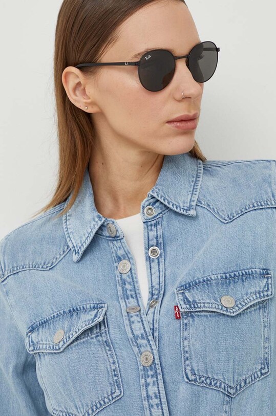 Levi's sukienka jeansowa niebieski A7565