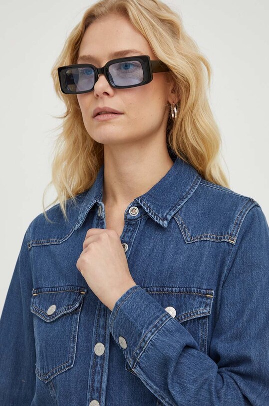 Levi's rochie din denim albastru A7565